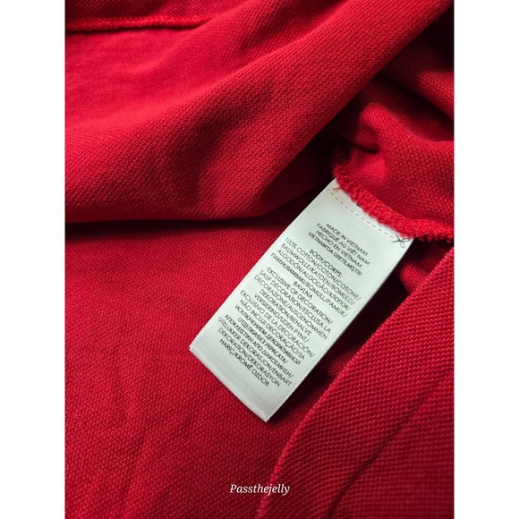 Polo Ralph Lauren Shirt Mens Extra Large P-15 Offshore Sailing Team Pocketed Red - Picture 8 of 12